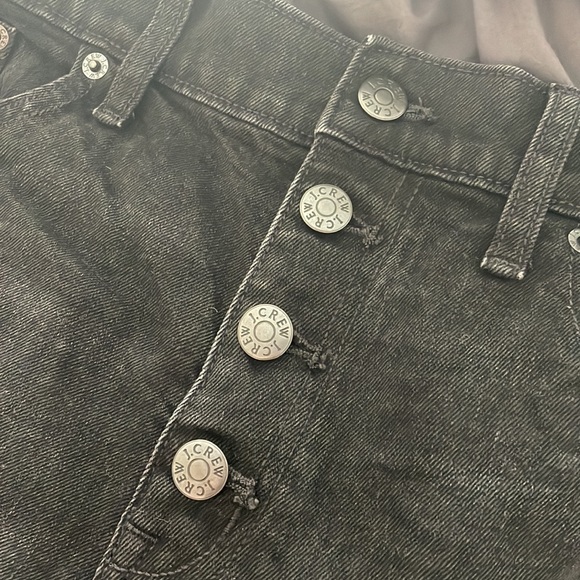 J crew black denim shorts button up 28 - Picture 2 of 4